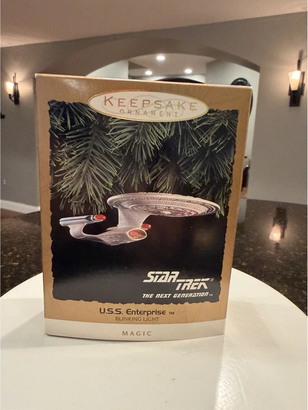 Hallmark Keepsake 1990’s Star Trek Ornaments Set Of  3 New In Package Never Used